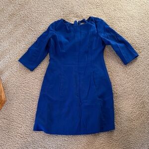 Vince Camuto Royal Blue Long Sleeve Dress